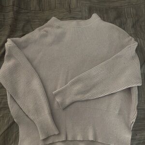 Sincerely Jules Light Purple Ribbed Turtleneck Sweater